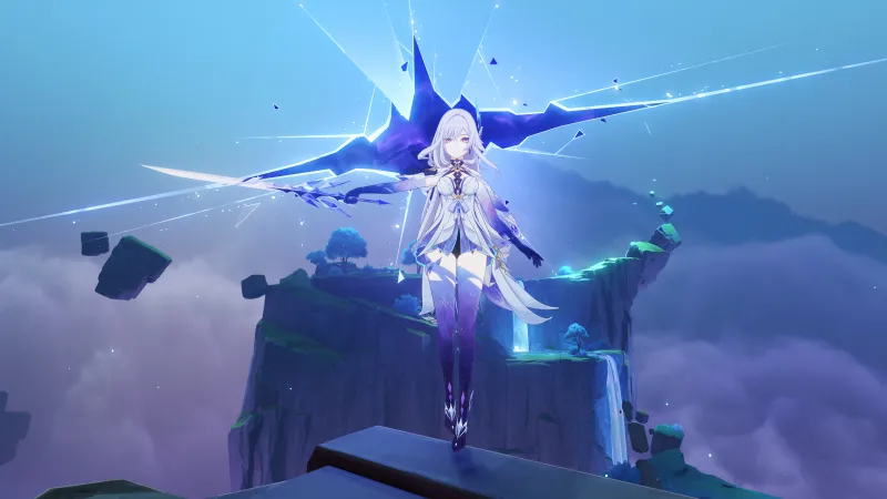 Skirk, Anime girl, Genshin Impact