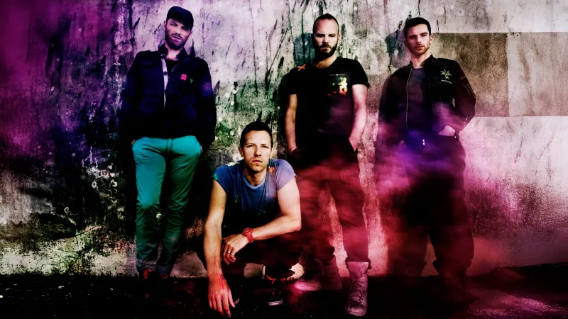 Coldplay, 5K wallpaper, Chris Martin, Jonny Buckland, Guy Berryman, Will Champion