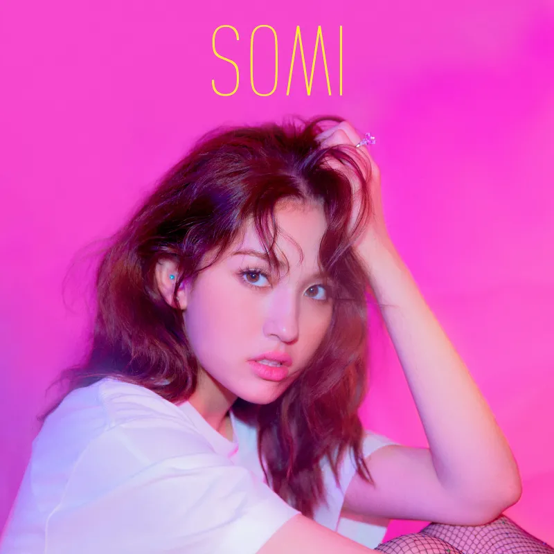 Jeon Somi, Pink background 5K