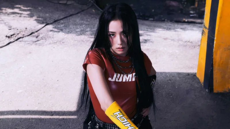 Jisoo - JUMP, 8K wallpaper
