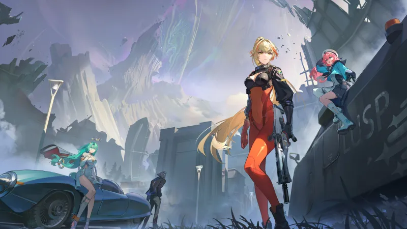 Fate Trigger: The Novita, Blue Poison, 8K background