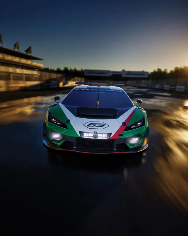 Lamborghini Temerario GT3 Race track