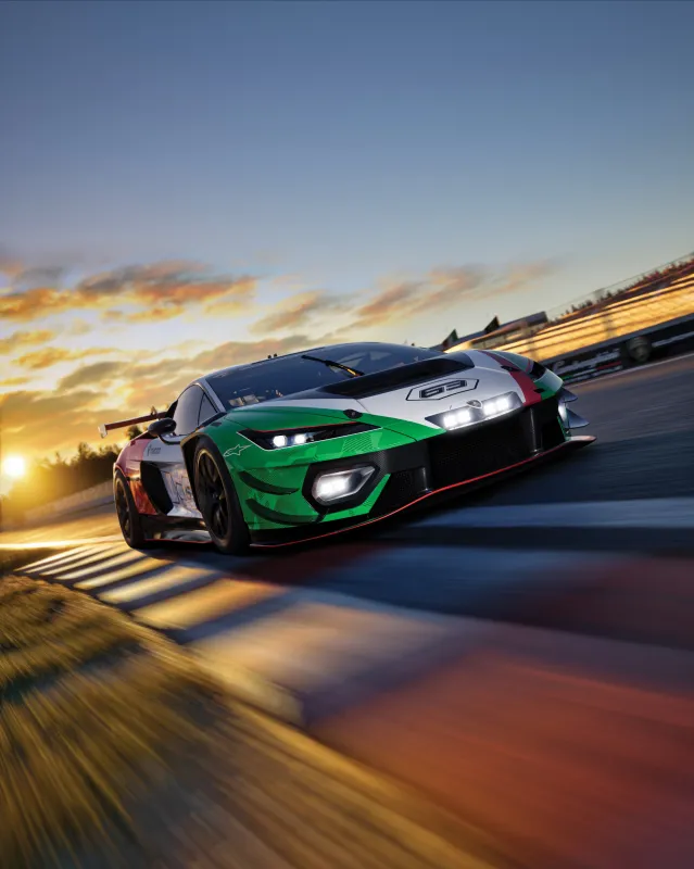 Lamborghini Temerario GT3 Phone background