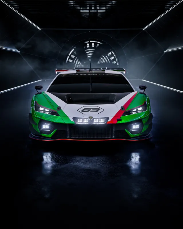 Lamborghini Temerario GT3, iPhone background 4K