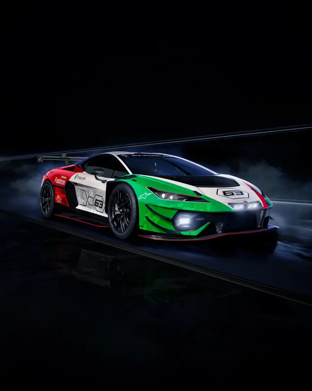 Lamborghini Temerario GT3 iPhone wallpaper