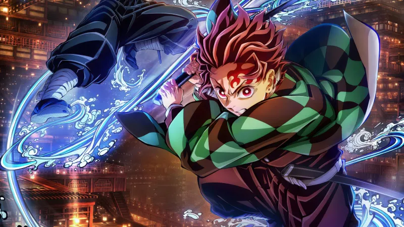 Demon Slayer: Kimetsu No Yaiba Infinity Castle, 5K wallpaper, Tanjiro Kamado