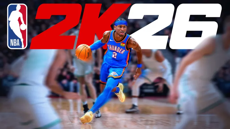 NBA 2K26 Key Art, Shai Gilgeous-Alexander, Oklahoma City Thunder