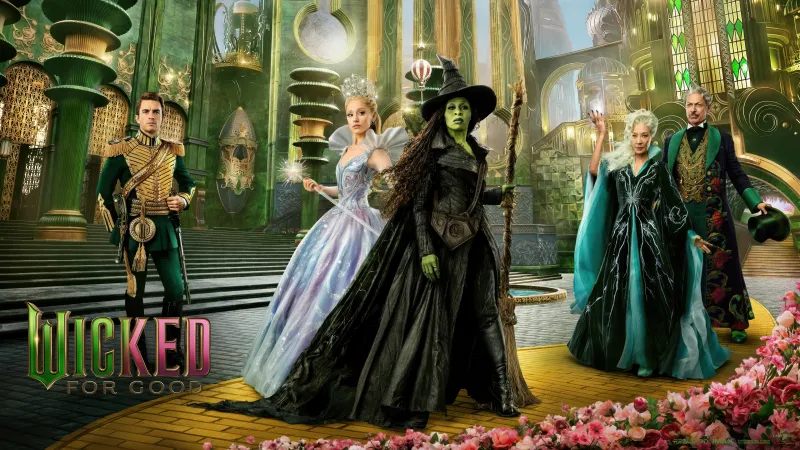 Wicked: For Good 2025 Movie poster, Ariana Grande, Cynthia Erivo