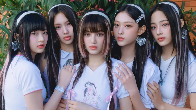 NewJeans 5K wallpaper, Minji, Hanni, Danielle, Haerin, Hyein