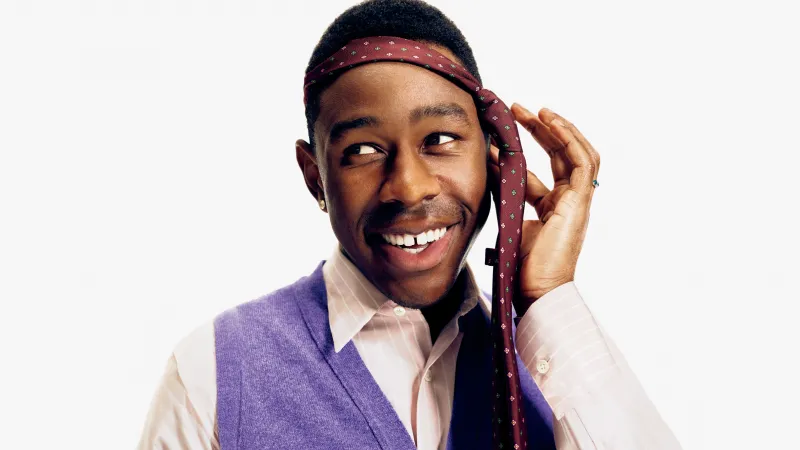 Tyler the Creator, White background 5K