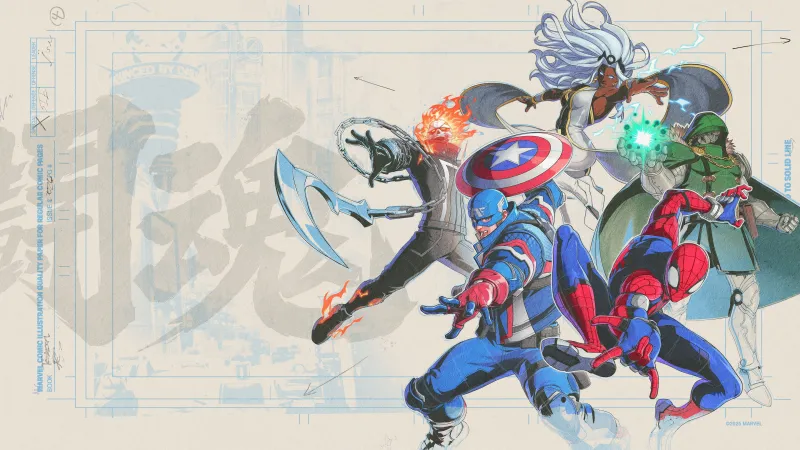 Marvel Tokon: Fighting Souls, Key Art 4K Wallpaper