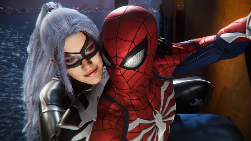 Spider--Man and Black Cat (Felicia Hardy)