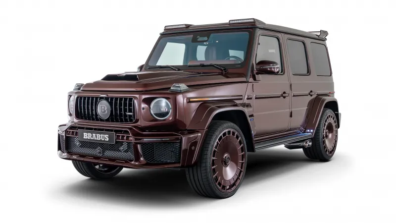 Brabus 800 Deep Red 2025, 8K wallpaper, Mercedes-AMG G 63