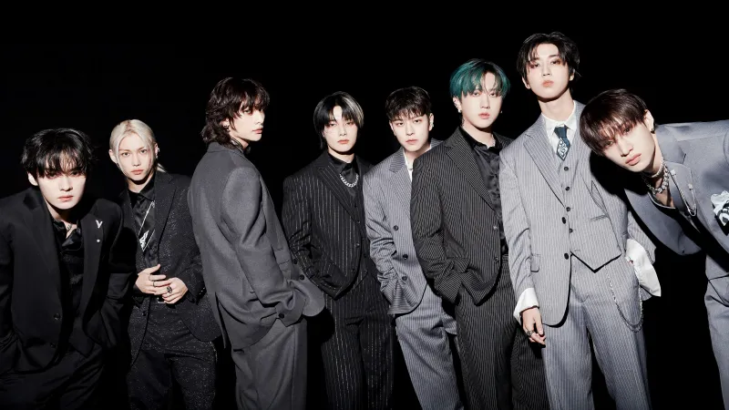 Stray Kids 2025, Black background 5K