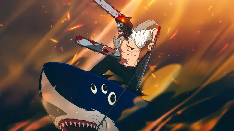 Chainsaw Man - The Movie: Reze Arc, Denji, 5K wallpaper