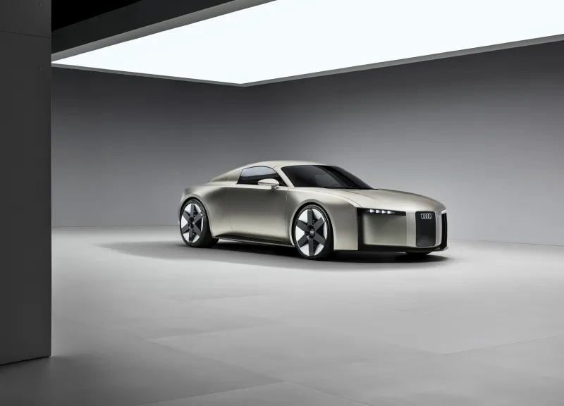 Audi Concept C, Electric roadster concept, Titanium, Grey studio, 5K wallpaper