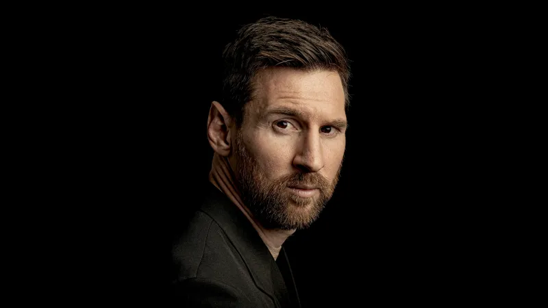 Lionel Messi 2025, Dark background 5K