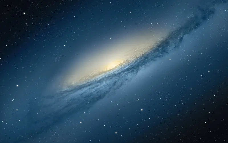 OS X Mountain Lion, Milky Way, Andromeda, 5K wallpaper, Mac OS X, Stock