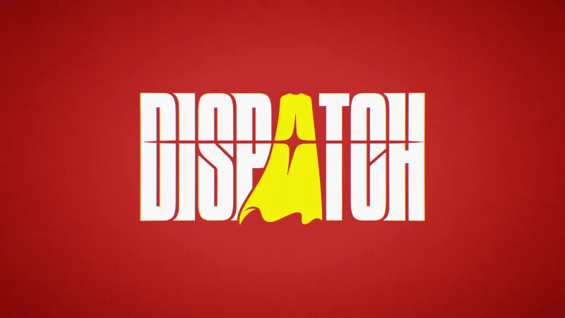 Dispatch Logo, Red background 5K