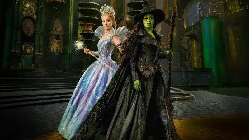 Glinda, Elphaba Thropp, Cynthia Erivo, Ariana Grande, Wicked: For Good