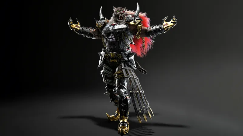 Tekken 8 Armor King, Dark background 8K
