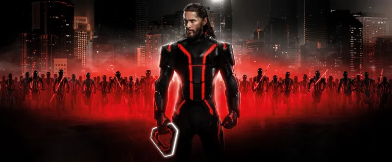 Jared Leto as Ares, Ultrawide 5K wallpaper, Tron: Ares