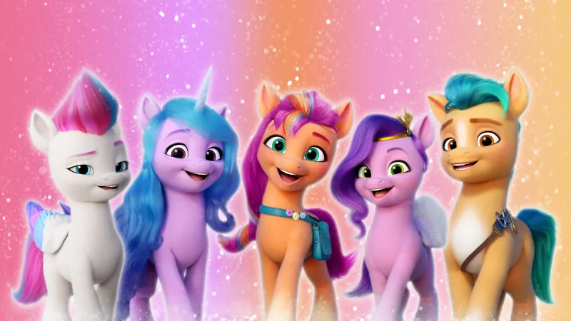 My Little Pony, Sunny Starscout, Izzy Moonbow, Pipp Petals, Zipp Storm, Hitch Trailblazer