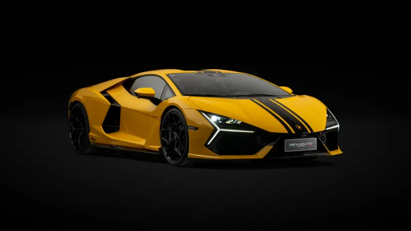 Lamborghini Revuelto 20th Anniversary, Dark background 8K