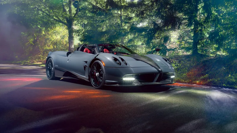 Pagani Huayra Roadster, 8K wallpaper