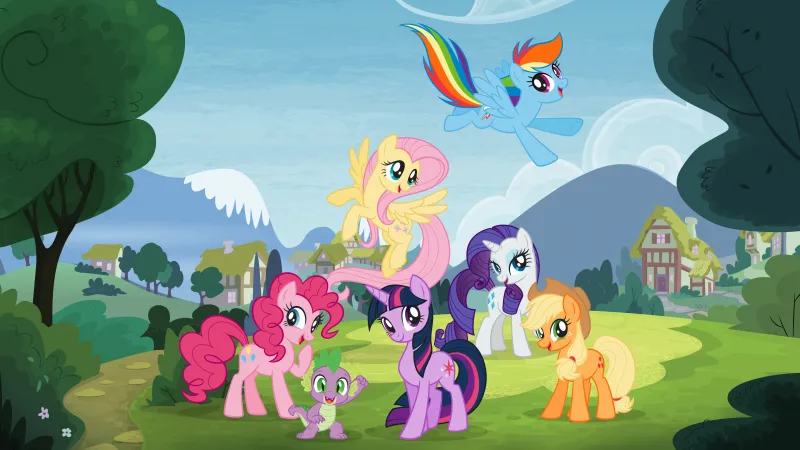 My Little Pony Friendship is Magic Poster, Mane Six