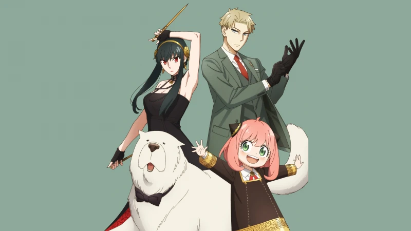 Spy x Family Season 3, 5K wallpaper, Loid Forger, Anya Forger, Yor Forger, Forger family, Spy x Family