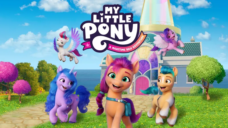 My Little Pony: A Maretime Bay Adventure Key Art, Video Game