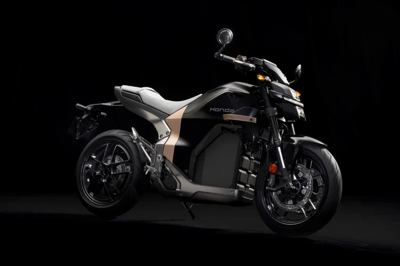 Honda WN7 wallpaper, Electric motorcycle, Dark background, 2026