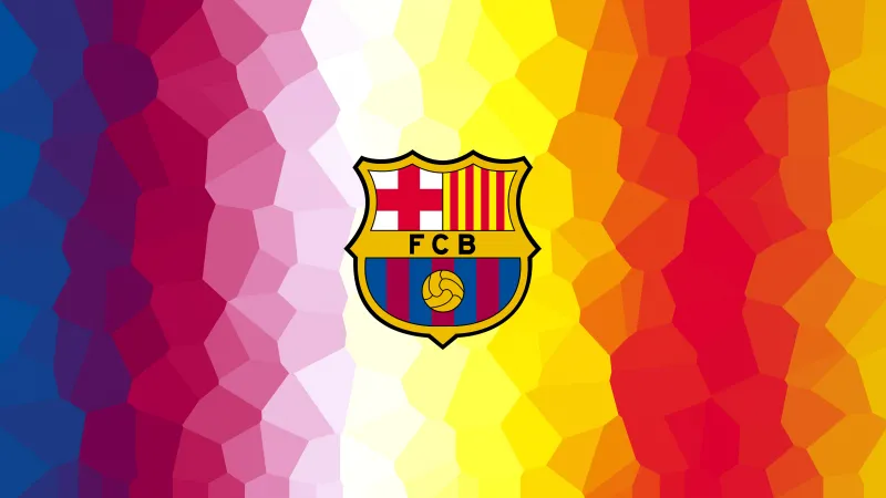 FC Barcelona, Mosaic abstract, FCB Crest