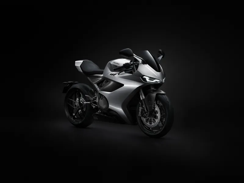 Norton Manx R, Superbike, Silver, Dark background, 2026, 5K wallpaper
