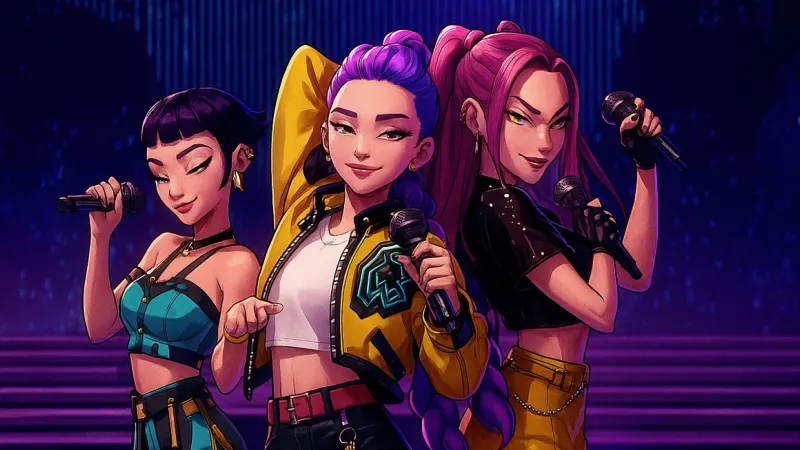 KPop Demon Hunters poster