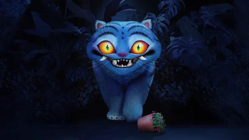 Derpy Tiger, KPop Demon Hunters, 5K wallpaper