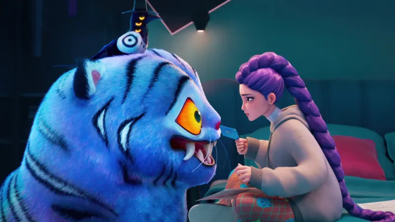 Derpy and Sussie, Rumi (Huntrix), KPop Demon Hunters, 5K wallpaper