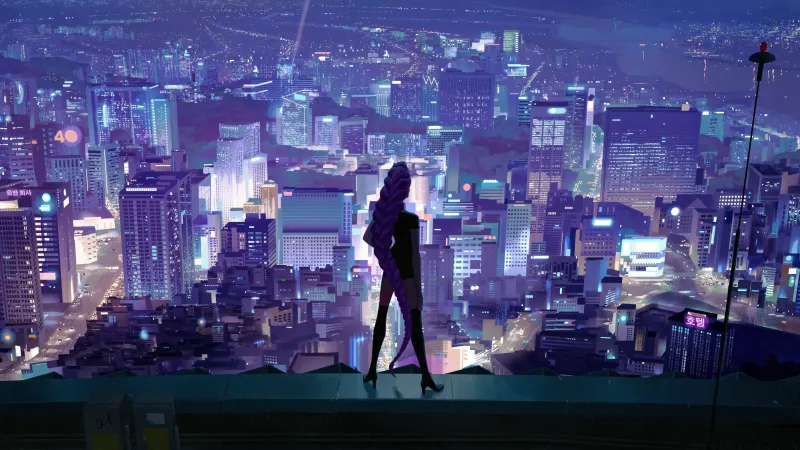 Rumi (Huntrix), 5K wallpaper, KPop Demon Hunters