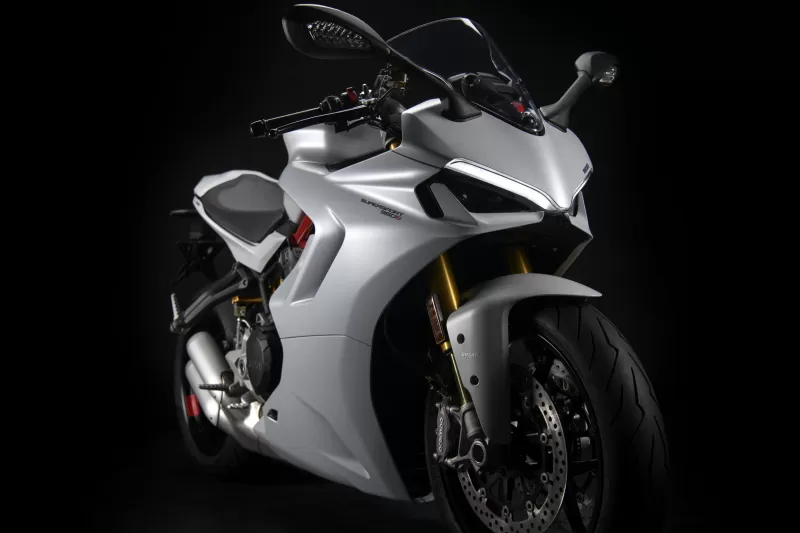 Ducati SuperSport 950, Sports bikes, Black background, 2021, 5K, 8K