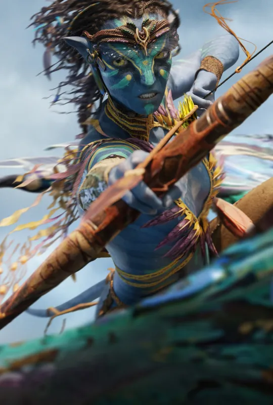 Avatar: Fire and Ash, Neytiri, iPhone wallpaper 5K