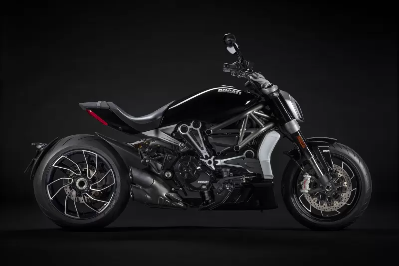 Ducati XDiavel S, Black bikes, Cruiser motorcycle, 2021, Dark background, 5K