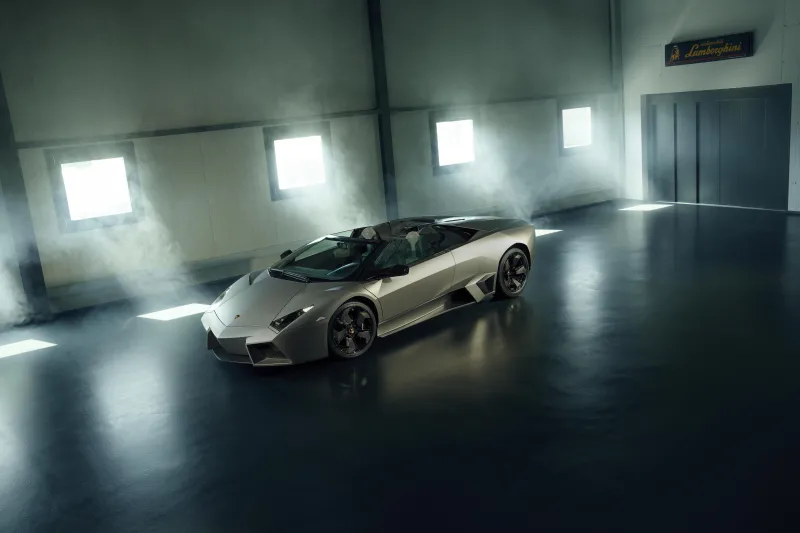 Lamborghini Reventón Roadster wallpaper, Albert Spiess Collection, Garage, Grey