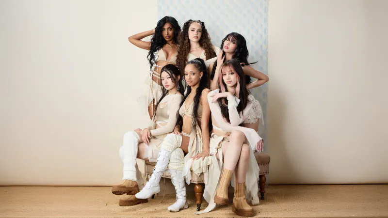 KATSEYE The Debut: Dream Academy, Manon, Sophia (KATSEYE), Daniela, Lara (KATSEYE), Megan (KATSEYE), Yoonchae, 8K wallpaper