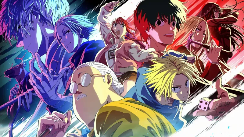 Sakamoto Days Season 1, Anime poster, 5K wallpaper, Taro Sakamoto, Shin Asakura, Yoichi Nagumo