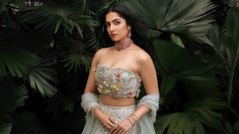 Rukmini Vasanth, 8K wallpaper, Kannada actress