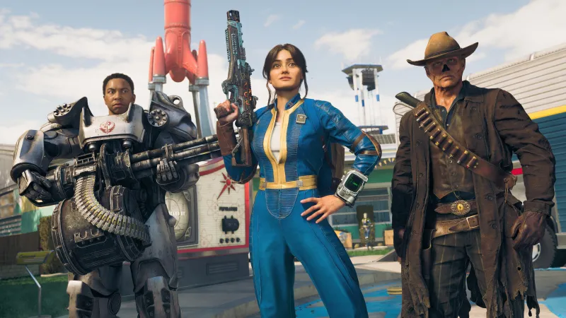 Call of Duty: Black Ops 7 x Fallout, 5K wallpaper, Power armor, Ghoul