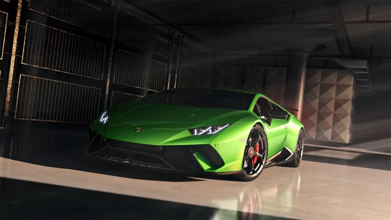 Lamborghini Huracan Performante, 5K wallpaper