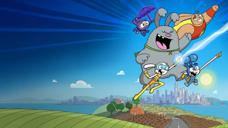 Super Duper Bunny League, Season 1, Animated series, Superhero bunnies, Cartoon, 4K wallpaper