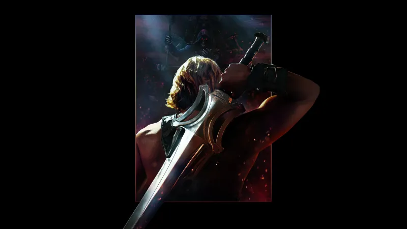 He-Man in Masters of the Universe (2026), Dark background 8K